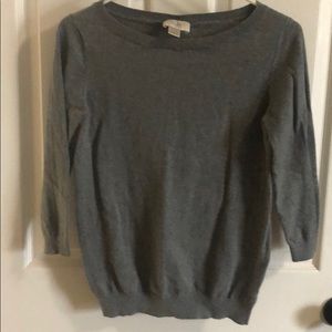 Ann Taylor Loft Gray sweater sz Small